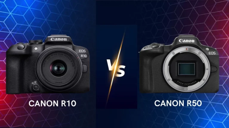 Canon EOS R10 vs Canon R50 camera comparison