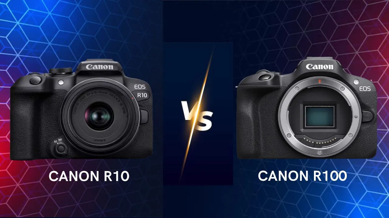 Canon EOS R10 vs canon R100 camera comparison