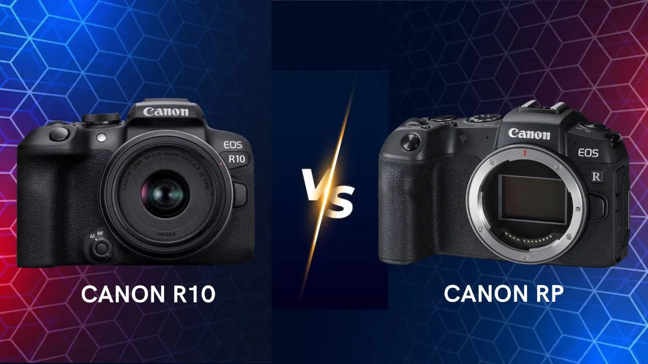Canon R10 vs canon RP camera comparison