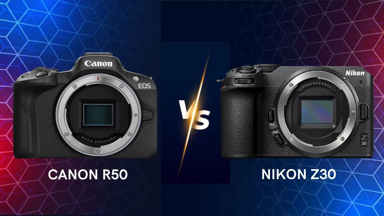 Canon EOS R50 vs Nikon Z30 comparison