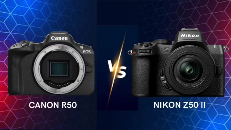 Canon EOS R50 vs Nikon Z50 II comparison specs