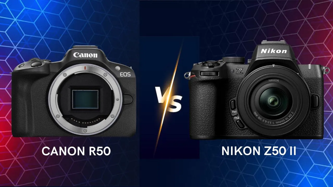 Canon EOS R50 vs Nikon Z50 II comparison specs