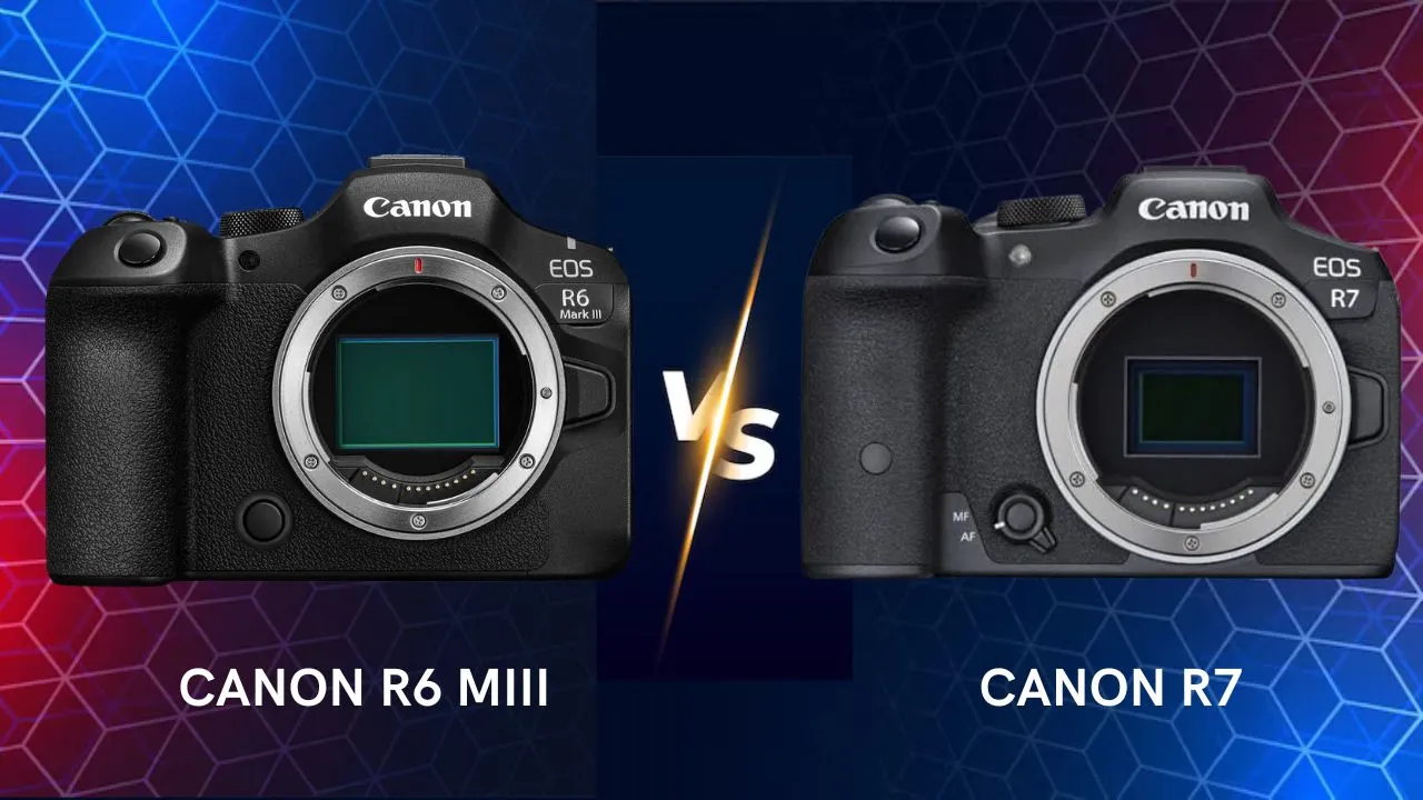 Canon EOS R6 Mark III vs Canon EOS R7 differences camera comparison