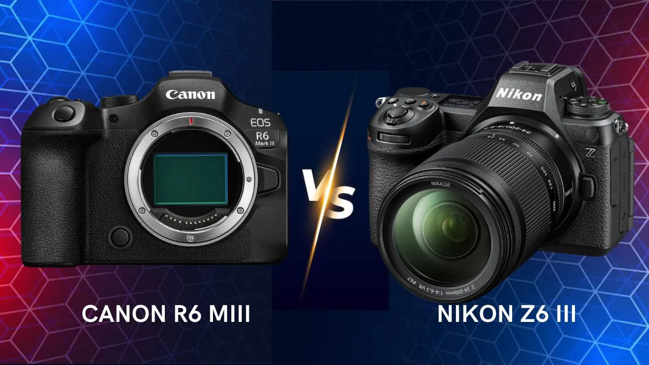 Canon EOS R6 Mark III vs Nikon Z6 III differences camera comparison