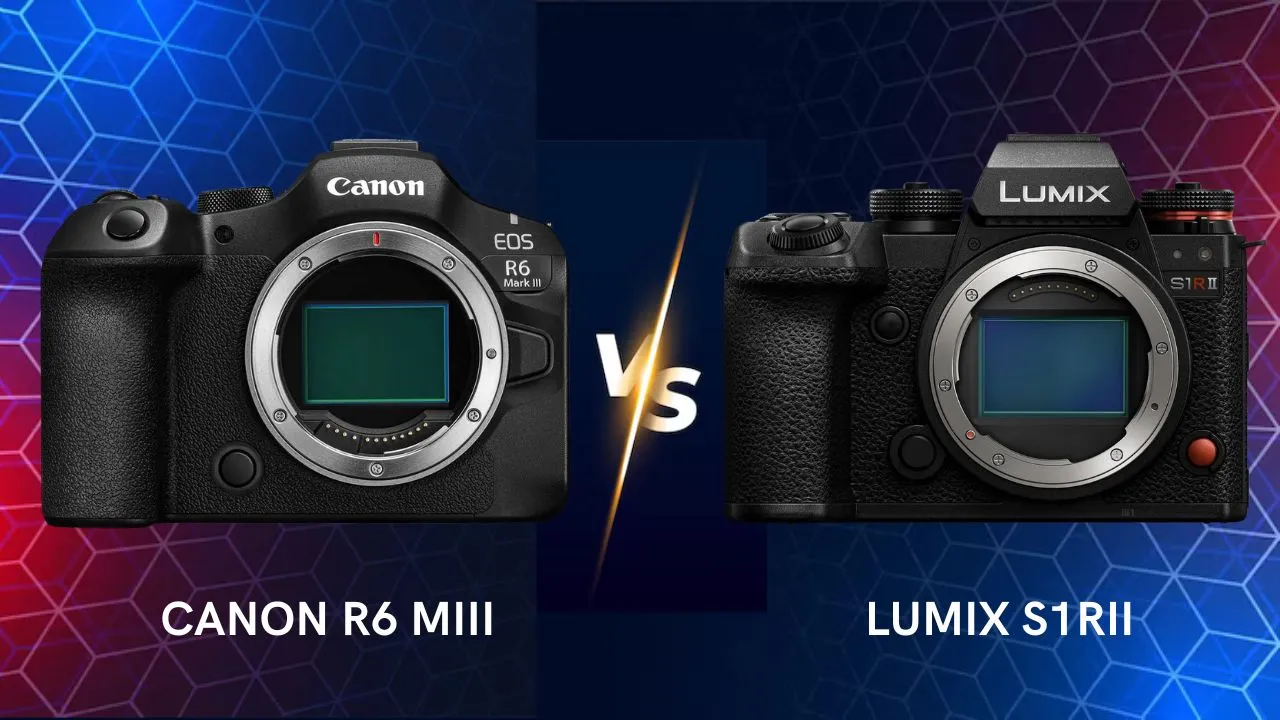 Canon EOS R6 Mark III vs Panasonic Lumix S1RII differences camera comparison