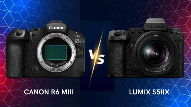 Canon EOS R6 Mark III vs Panasonic Lumix S5IIX differences camera comparison