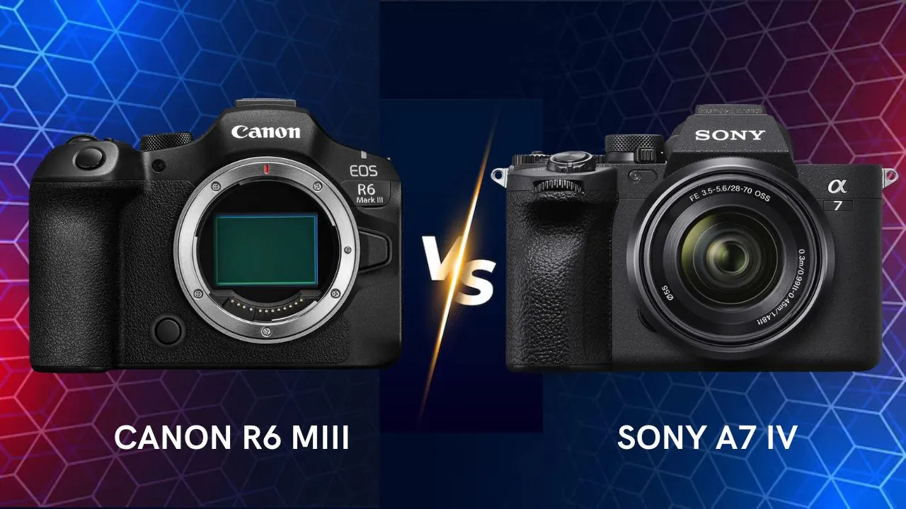 Canon EOS R6 Mark III vs Sony A7 IV differences camera comparison