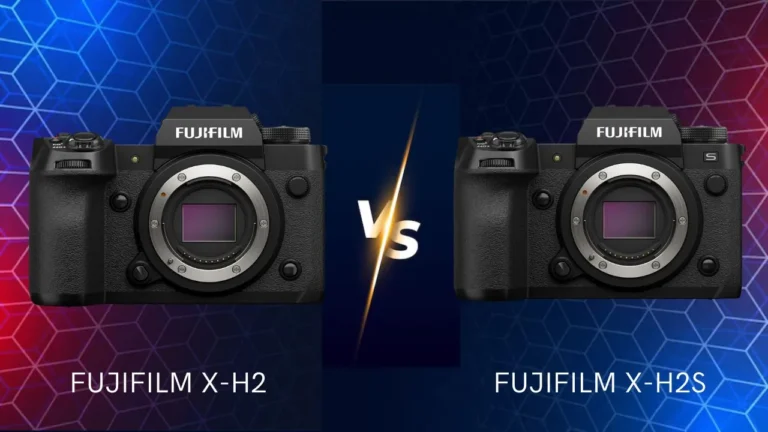 Fujifilm X-H2 versus Fujifilm X-H2S mirrorless camera side by side comparison