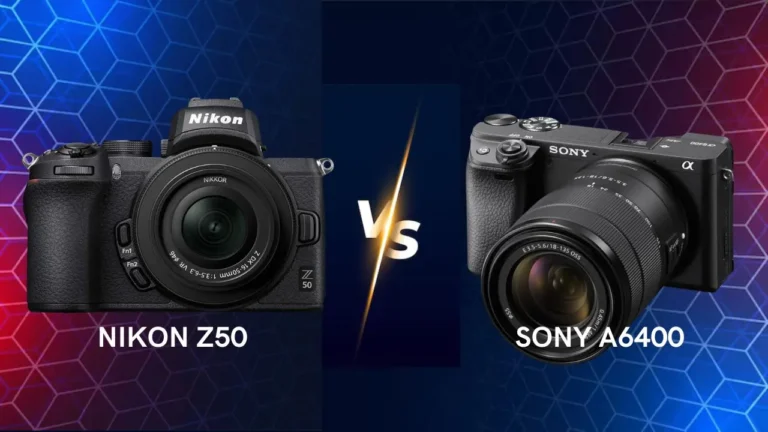 nikon z50 vs sony a6400