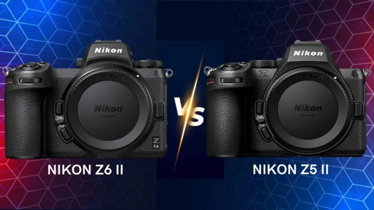 Nikon Z6 II vs Z5 II mirrorless camera side by side comparison