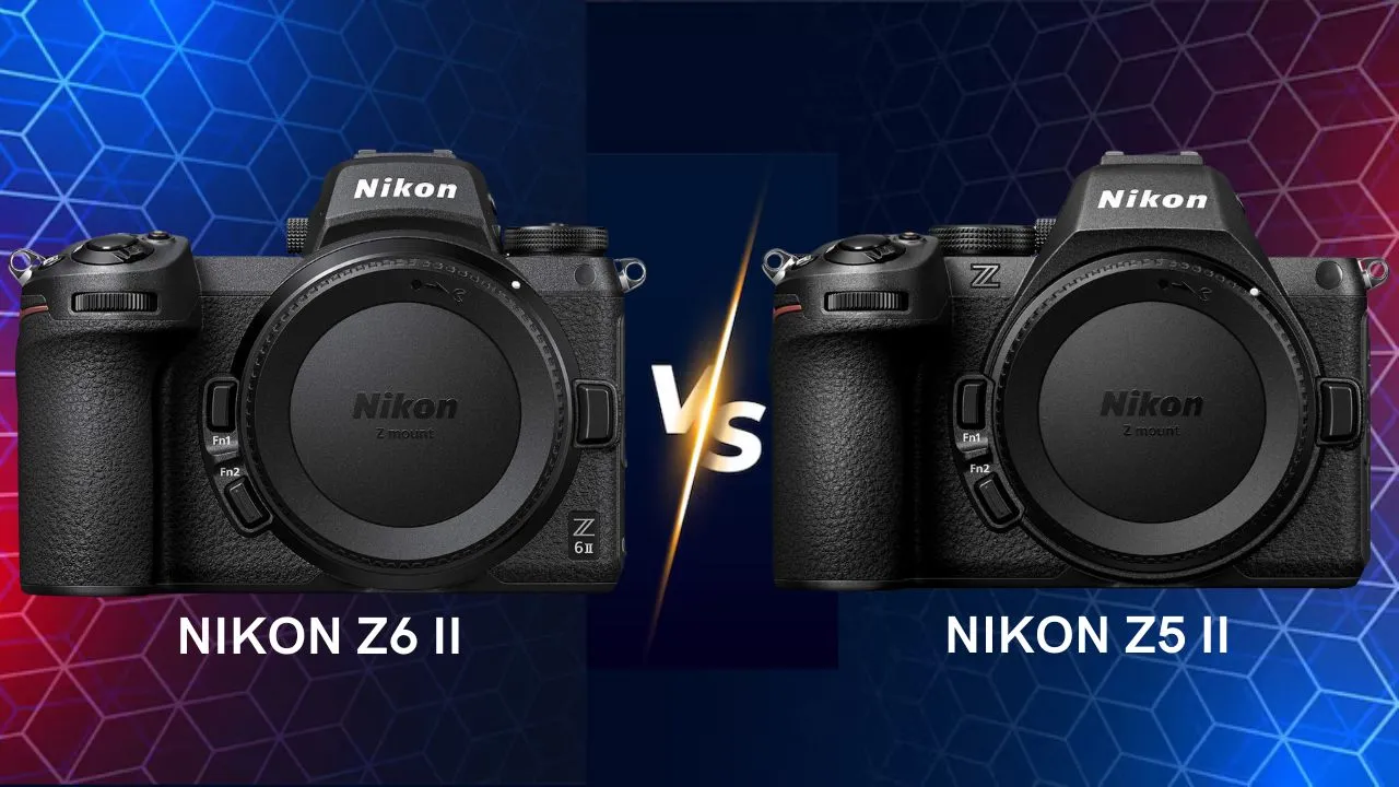 Nikon Z6 II vs Z5 II mirrorless camera side by side comparison