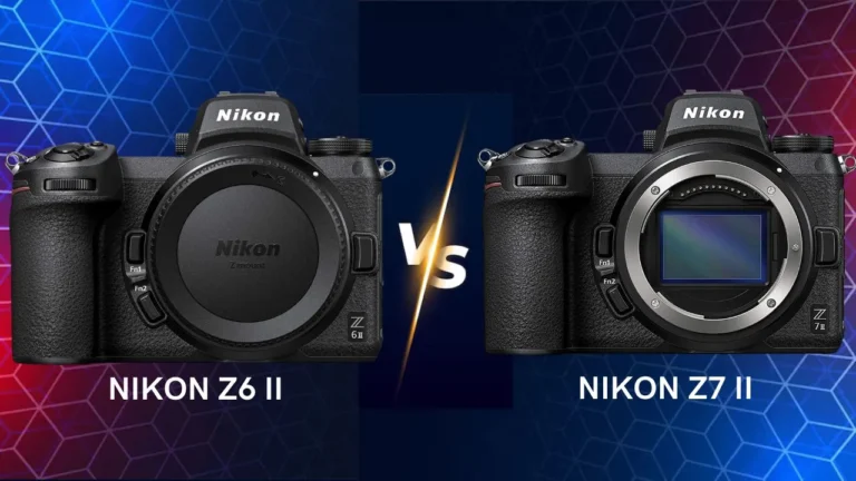 Nikon Z6 II vs Z7 II mirrorless camera side by side comparison