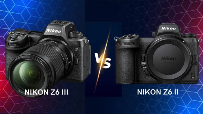 Nikon Z6 III vs Z6 II mirrorless camera side by side comparison