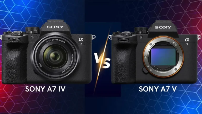 sony a7 IV vs sony A7 V