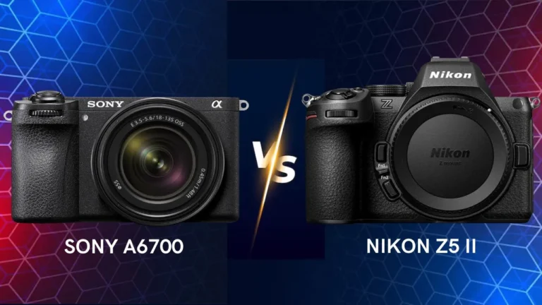 Sony A6700 vs Nikon Z5 II camera comparison