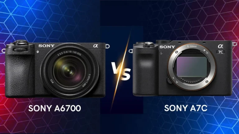 Sony A6700 vs Sony A7C camera comparison