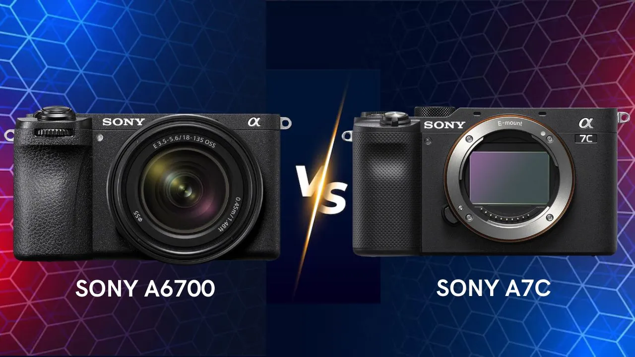 Sony A6700 vs Sony A7C camera comparison