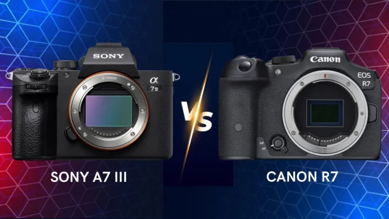 Sony A7 III vs Canon R7 camera comparison