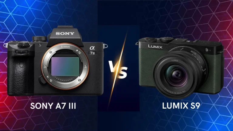 Sony A7 III vs Lumix S9 comparison