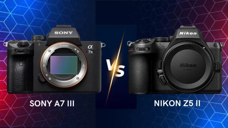 Sony A7 III vs Nikon Z5 II camera comparison