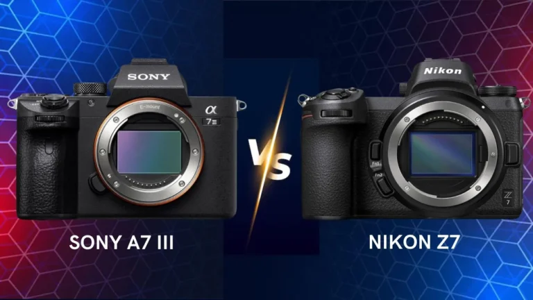 Sony A7 III vs Nikon Z7 camera comparison