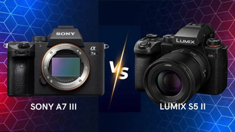 Sony A7 III vs Panasonic Lumix S5 II camera comparison