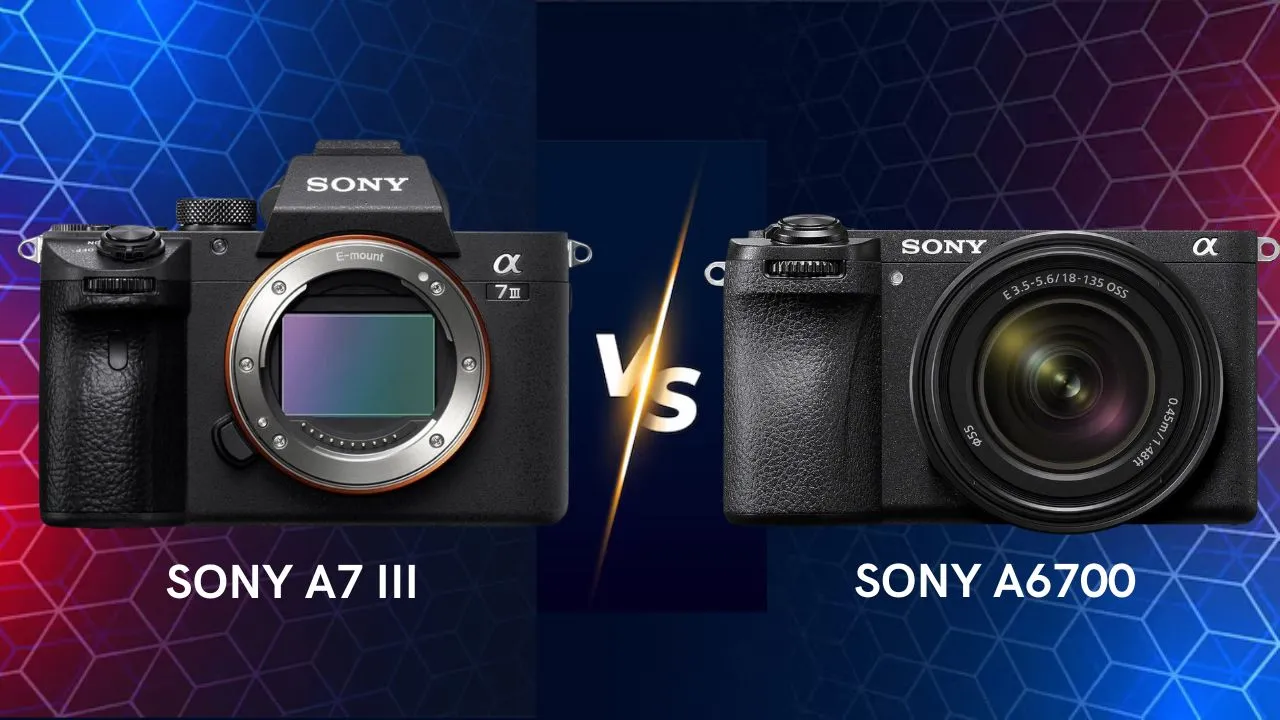 Sony A7 III vs Sony A6700 camera comparison