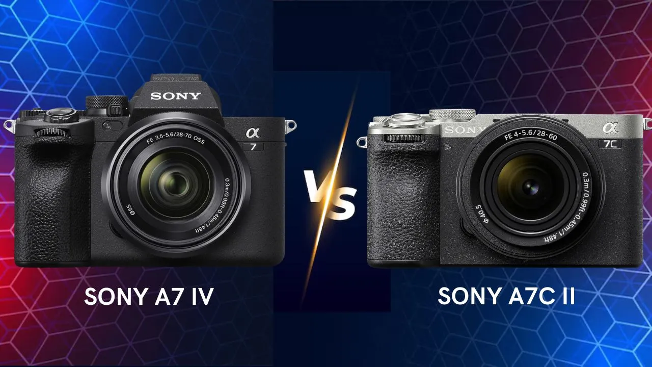 Sony A7 IV vs A7C II camera comparison