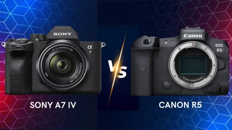 Sony A7 IV vs Canon R5 comparison