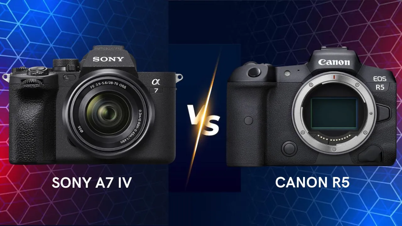 Sony A7 IV vs Canon R5 comparison