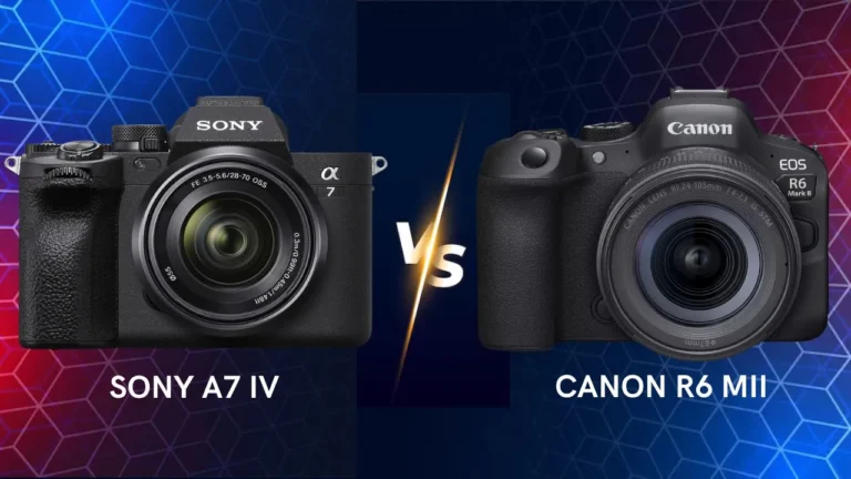 Sony A7 IV vs Canon R6 Mark II camera comparison