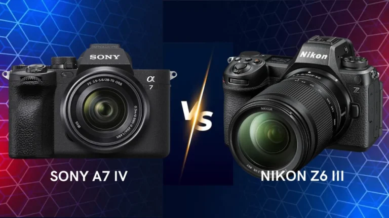 Sony A7 IV vs Nikon Z6 III camera comparison which one is best