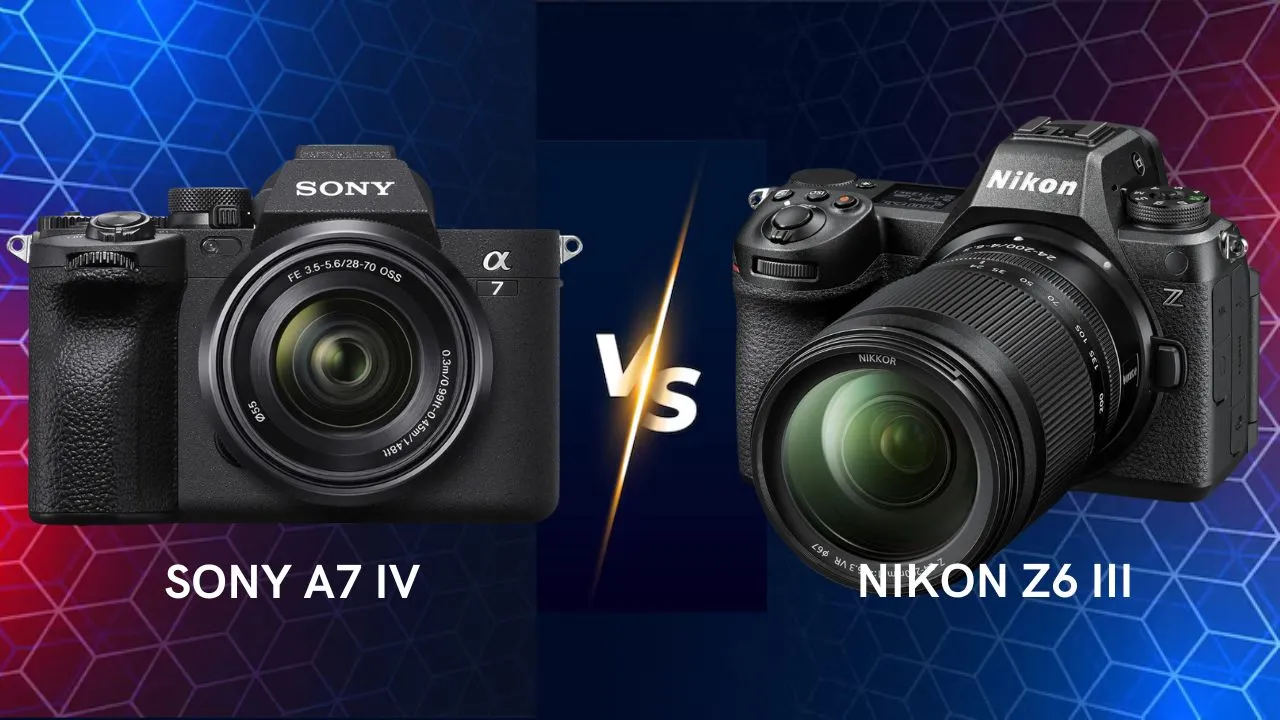 Sony A7 IV vs Nikon Z6 III camera comparison which one is best