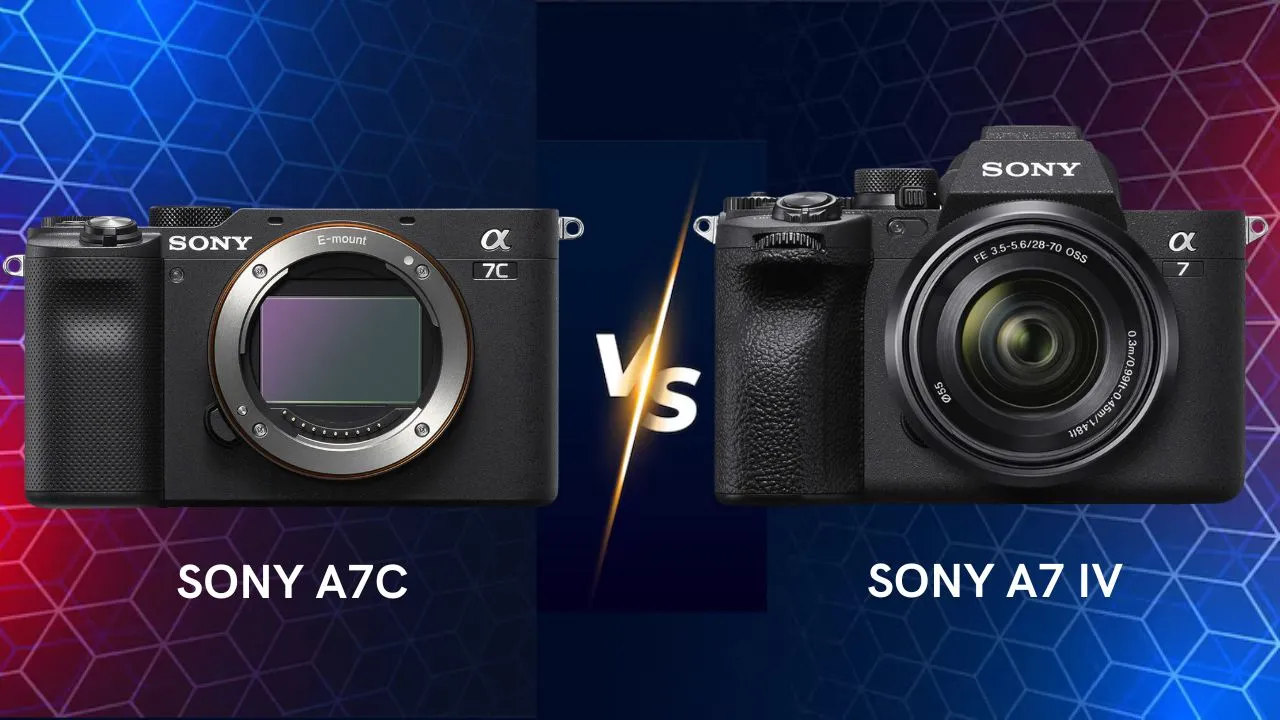 Sony A7C or A7 IV camera comparison which one is best