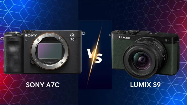 Sony A7C vs Lumix S9 camera comparison which one is best