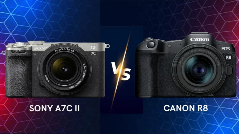 Sony Alpha 7C II vs Canon R8 camera comparison which one is best