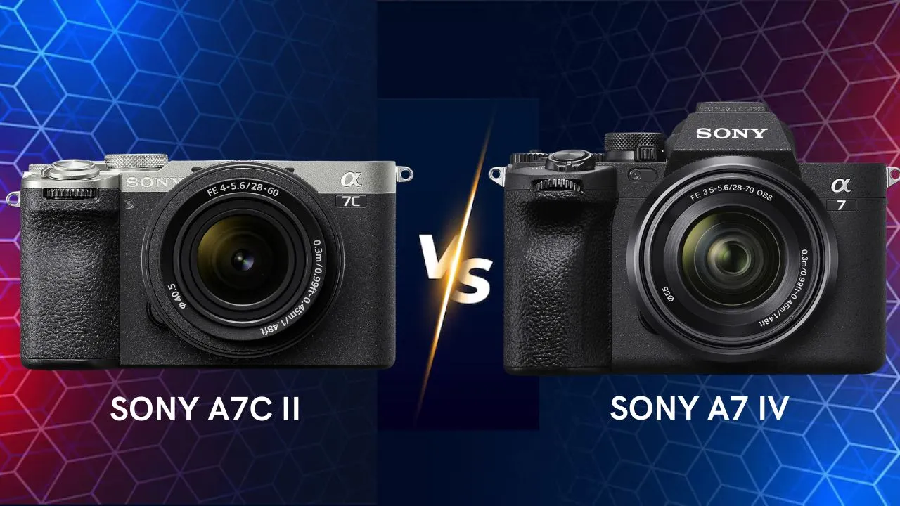 Sony Alpha 7C II vs Sony A7 IV camera comparison which one is best