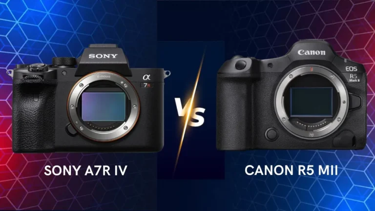 Sony Alpha 7R IV vs Canon R5 Mark II camera comparison which one is best