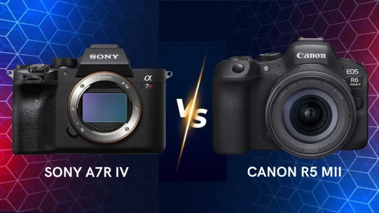 Sony Alpha 7R IV vs Canon R6 Mark II camera comparison which one is best