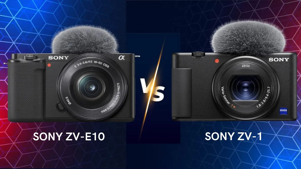 Sony Alpha ZV-E10 vs ZV1 camera comparison which one is best