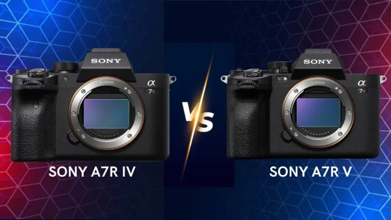 Sony a7r IV vs sony a7 R V camera comparison which one is best