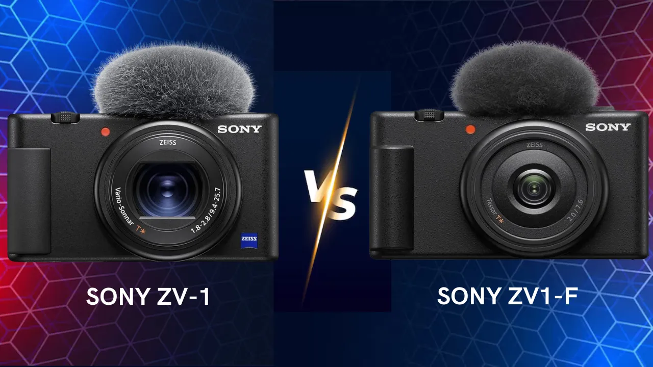 Sony ZV-1 vs ZV-1F camera comparison which one is best