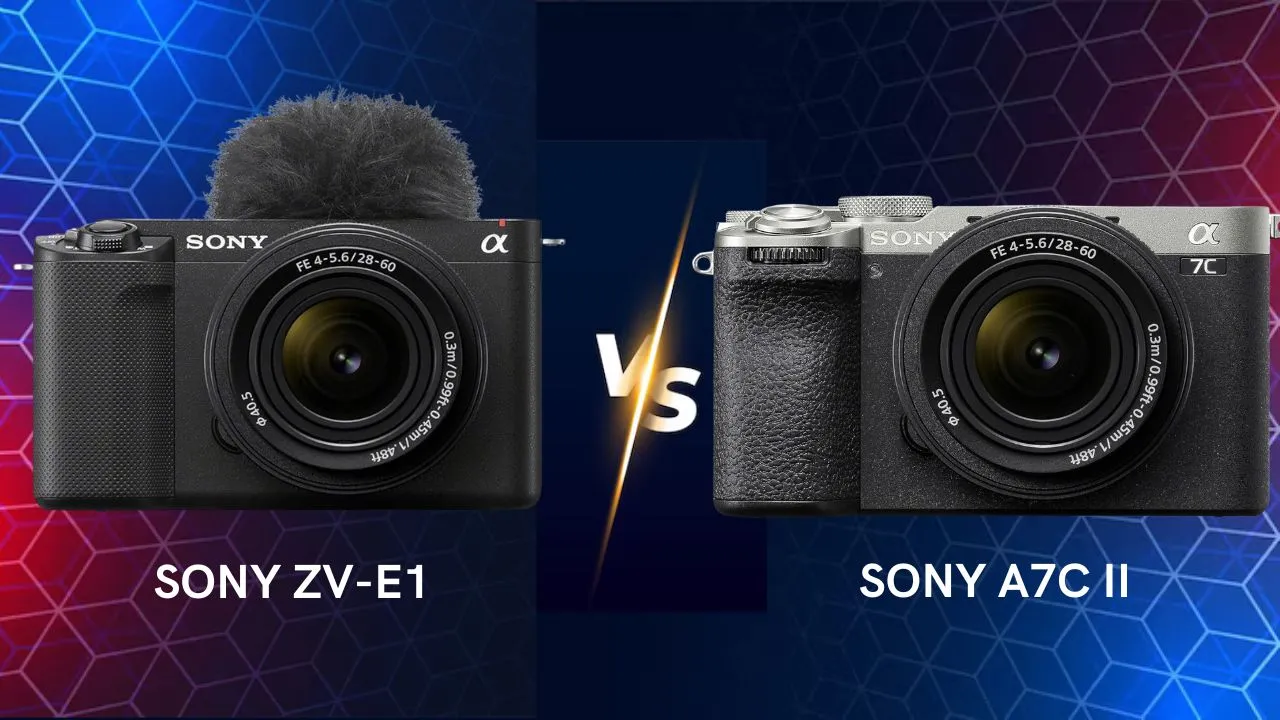 Sony ZV-E1 vs A7C II camera comparison which one is best