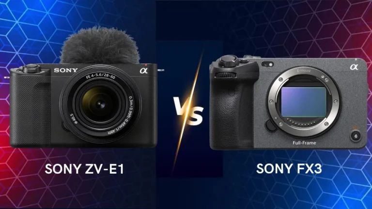 Sony ZV-E1 vs FX3 camera comparison which one is best