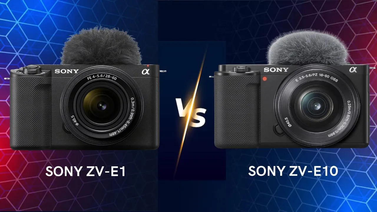 Sony ZV-E1 vs ZV-E10 camera comparison which one is best